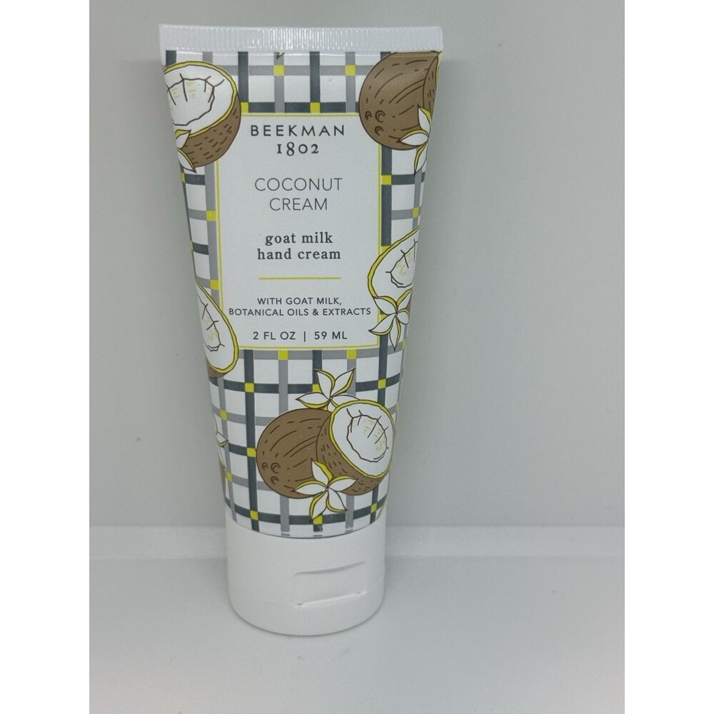 Beekman 1802 Goat Milk Hand Cream Coconut 2oz 59mL Moisturizing New Sealed - Picture 1 of 5